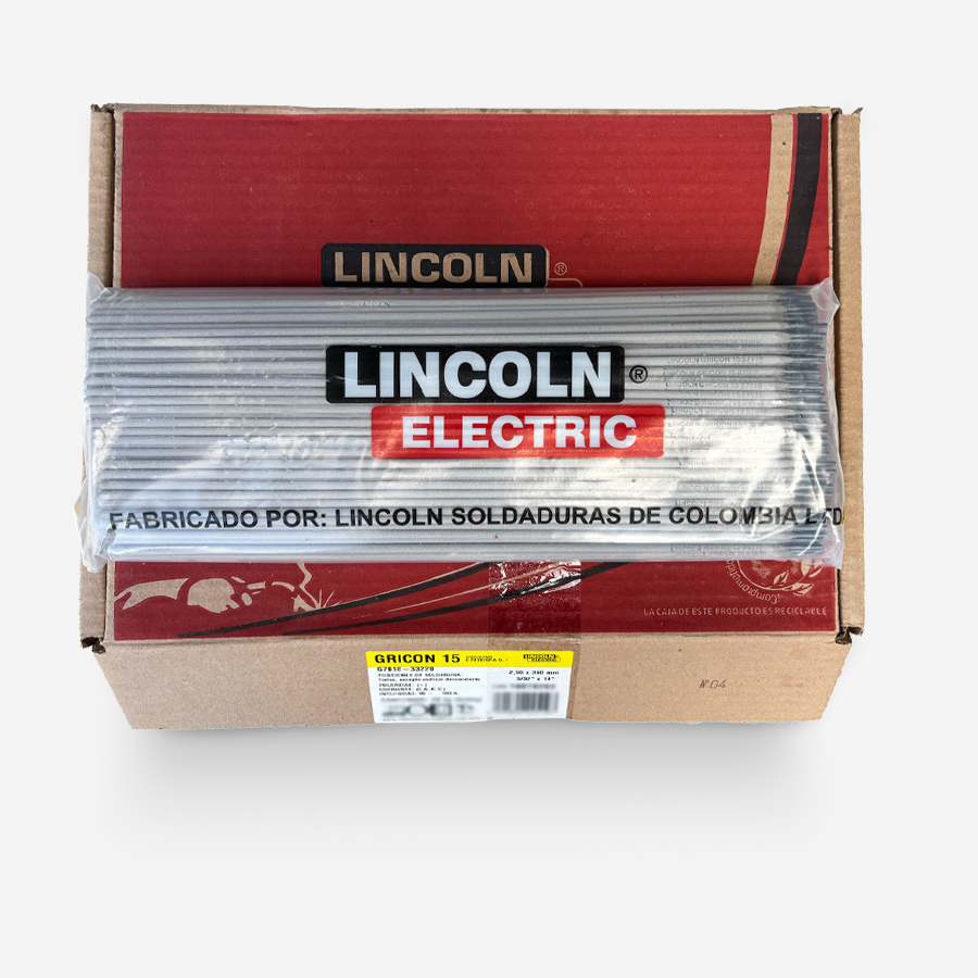 Electrodos E7018 Lincoln Electric (Unidad: 1kg)